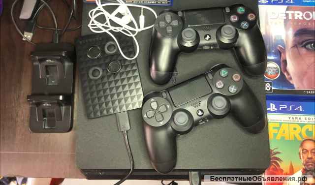 Sony playstation 4 slim 500GB+2TB жд
