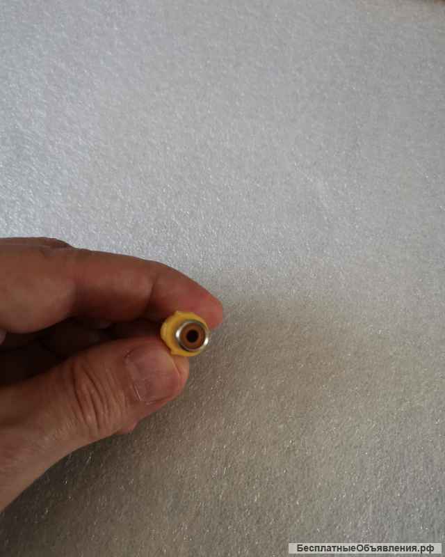 Кабель-переходник S-vidео 7 пин - RCA жёлтый оригинальный НОВЫЙ