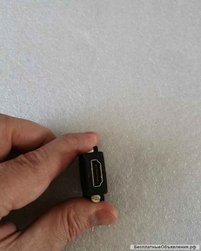 Адаптер-переходник ATcom DVI (male) - HDMI (female), 24 pin, AT1208, черный оригинальный НОВЫЙ