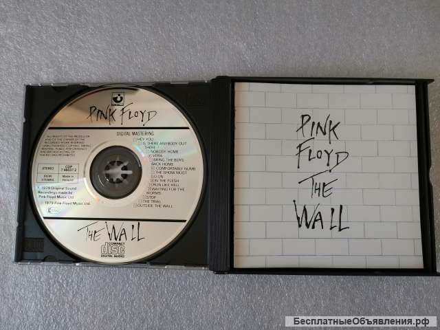 PINK FLOYD The Wall 2xCD FATBOX Harvest CDS 7460368 1987 оригинальный