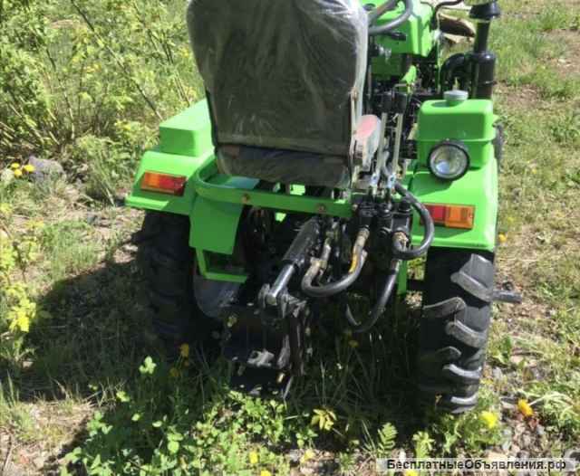 Минитрактор Рустрак Т-18 + плуг + фреза