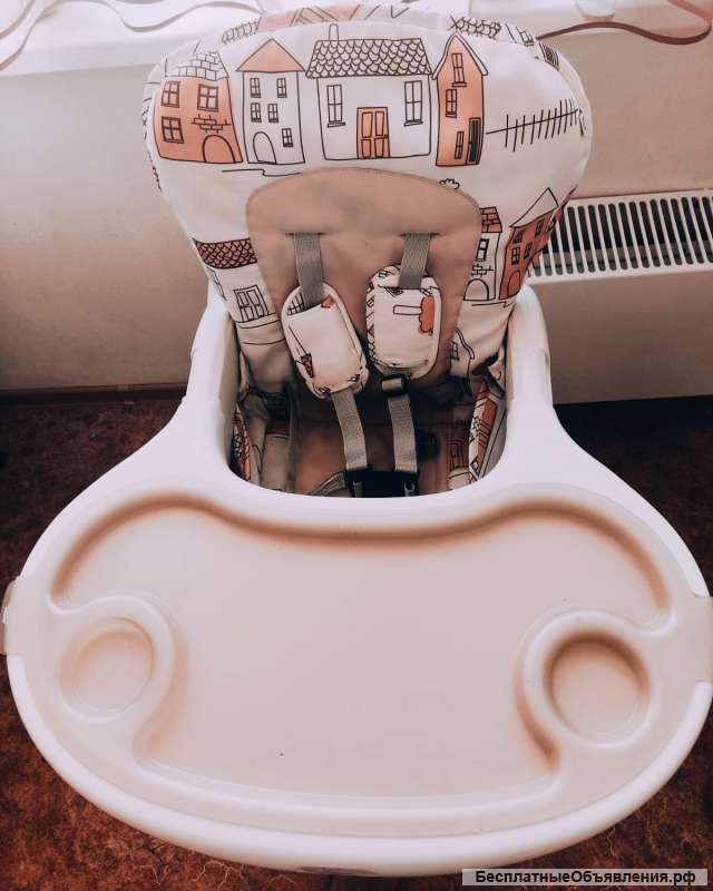 Стул для кормления 2 в 1 Babyton City Beige