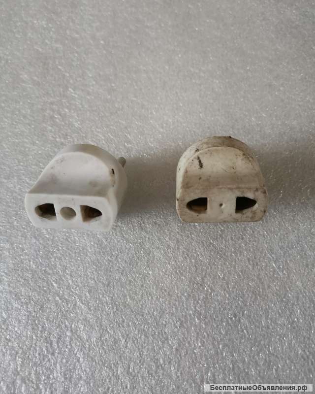 Сетевой переходник белый круглый оригинальный