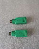 Переходник USB PS/2 (m) - USB A(f), зеленый для подключения USB-мыши к порты PS/2