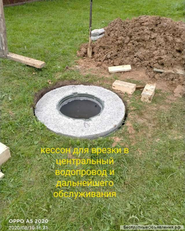 Чистка и ремонт колодцев, Септики, Водоснабжение