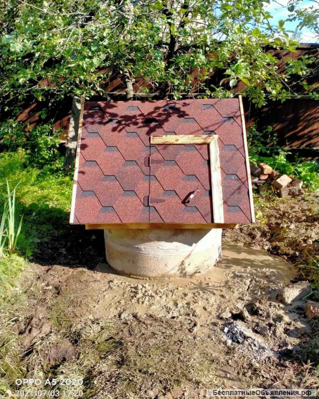 Чистка и ремонт колодцев, Септики, Водоснабжение