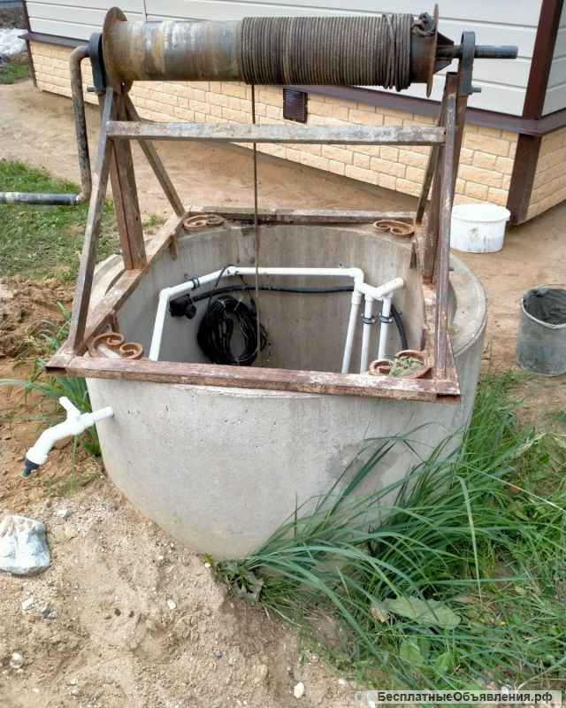 Чистка и ремонт колодцев, Септики, Водоснабжение