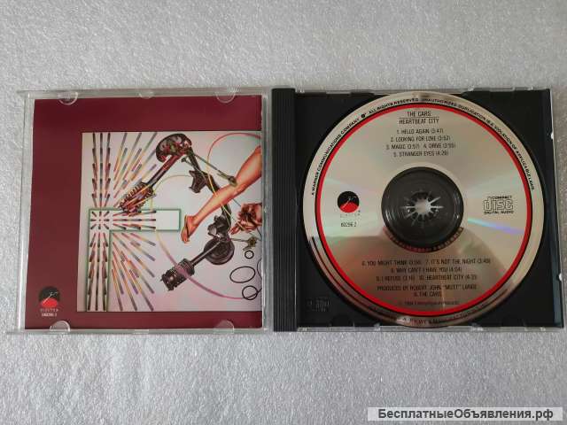 CD THE CARS - Heartbeat City (1984) USA (960296-2) Electronic, Rock оригинальный
