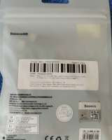 Baseus Кабель для зарядки, USB, 3 в 1, 30 см для зарядки iP + Micro + Type-C оригинальный НОВЫЙ