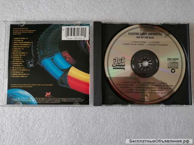CD Electric light orchestra (ELO) - Out of the blue - 1987 zgk 35530 jet - Made in USA оригинальный