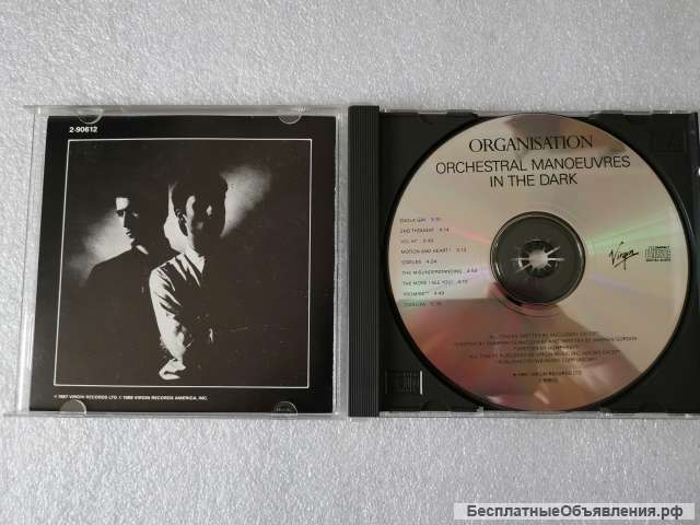 CD OMD Orchestral Maneuvers In The Dark - Organization - 7 90612-2 - Virgin Records America оригинал
