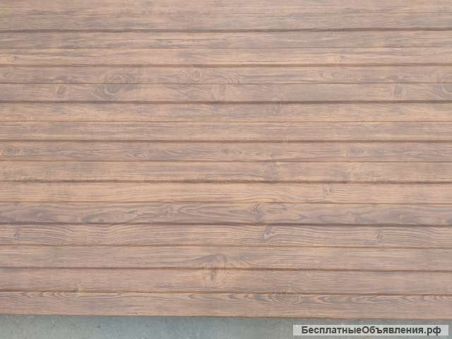 Профнастил С8 под тёмное дерево 0,5 мм