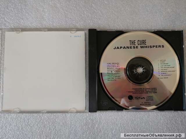 CD The Cure Japanese Whispers 9 25076-2 made in USA оригинальный