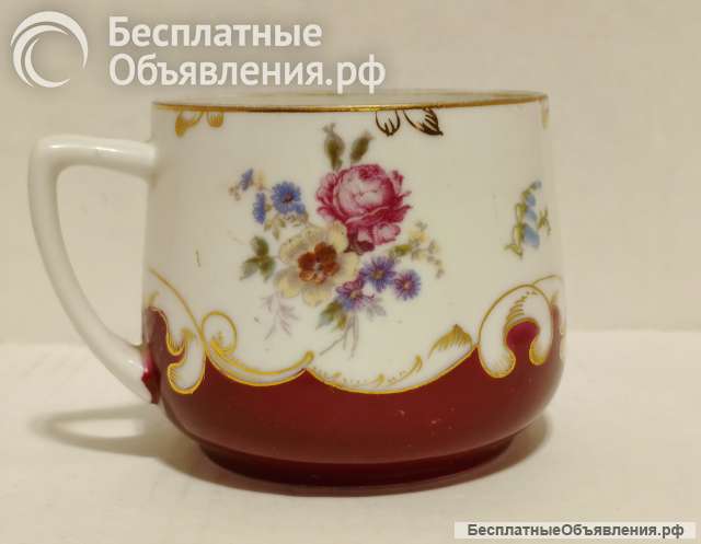 Чашка фарфоровая коллекционная. Редкая. Вербилки