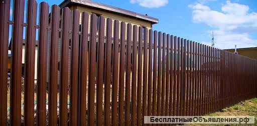 Забор и ворота из профнастила, сетки, евроштакетника, профлиста. Установка под ключ
