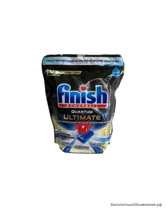 Таблетки для посудомоечной машины Finish PowerBall Quantum Ultimate, 60 шт