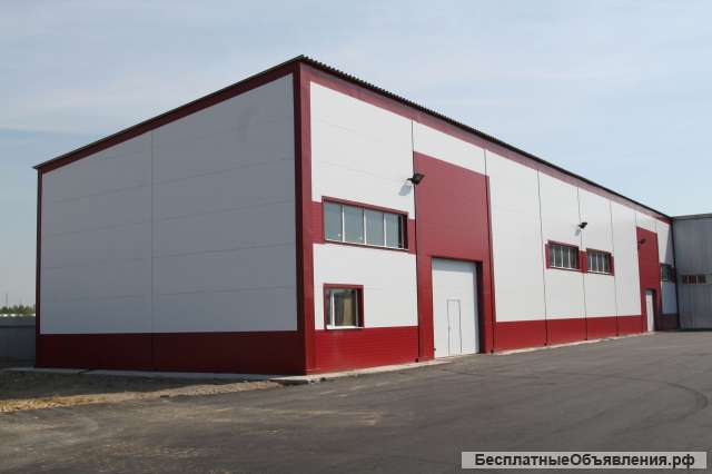 Здания, склады, ангары из сэндвич панелей