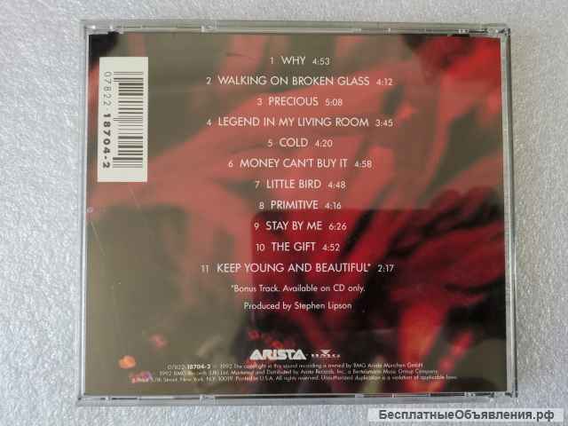 CD Annie Lennox - Diva 07822 18704-2 ARISTA Made in USA оригинальный