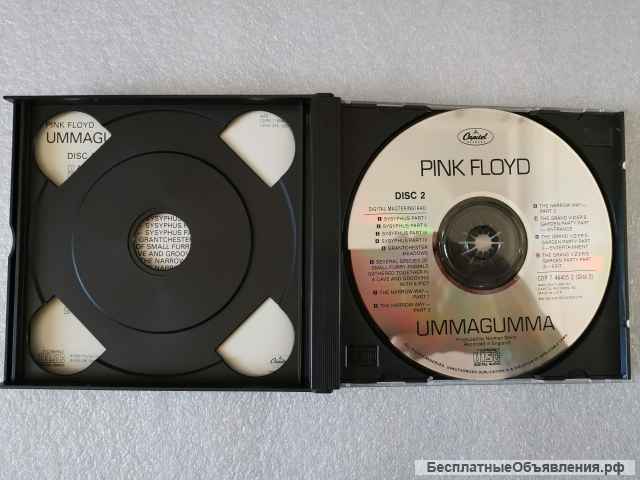 2 CD Pink Floyd - Ummagumma 1990 Early Press Cdpb 7 46404 2 Capitol Made in USA оригинальный