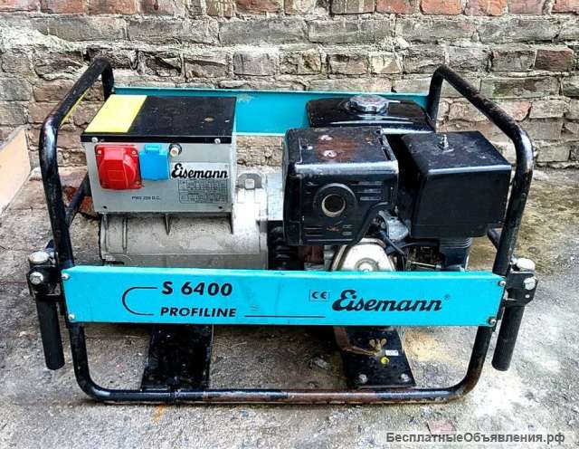 Электростанция сварочная бензиновая Eisemann S 6400