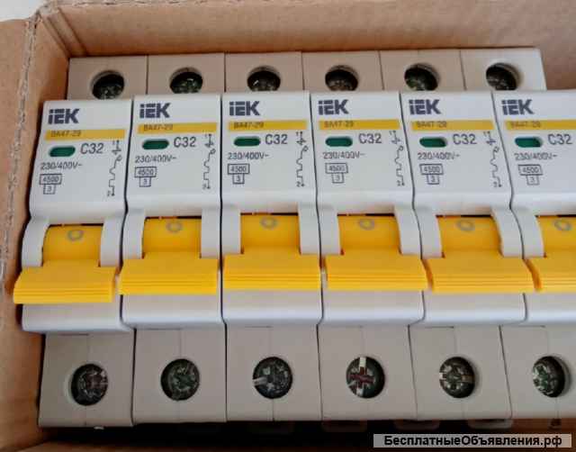 Автоматические выключатели IEK, все расценки в описании