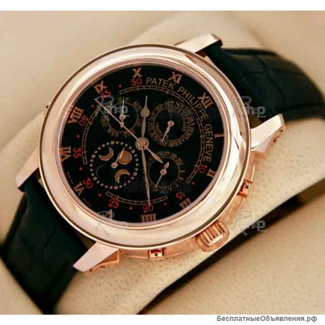 Часы Patek Philippe Sky Moon Tourbillon портмоне Alligator