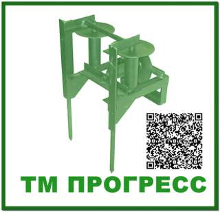 Кабельный ролик линейный БР-3 поворотный (тм прогресс)