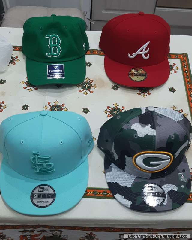 Кепки, бейсболки, snapback