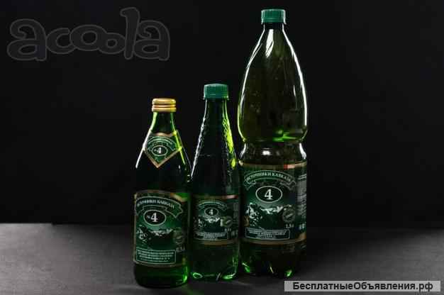 Минеральная вода "Источники Кавказа" и лимонады