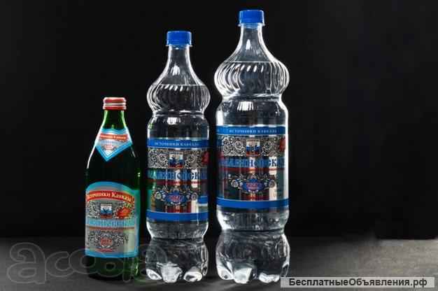 Минеральная вода "Источники Кавказа" и лимонады