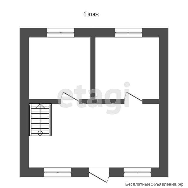 Недостроенный дом в селе Падун
