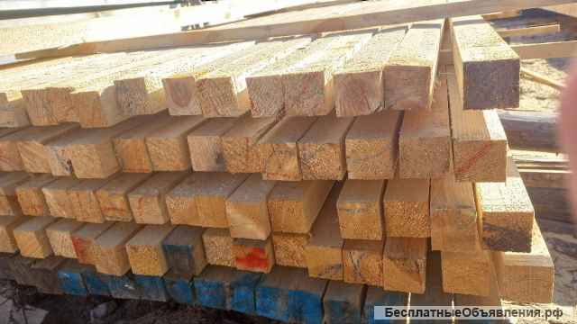 Брусок хвоя 50*50*6000 естественной влажности