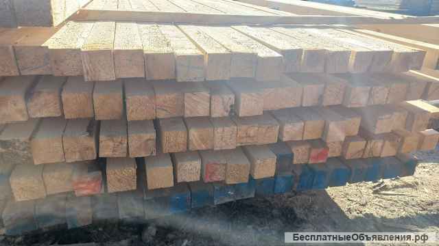 Брусок хвоя 50*50*6000 естественной влажности