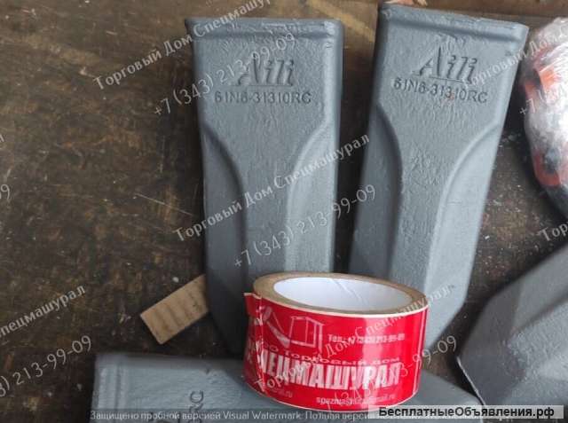 Коронка ковша 61N6-31310RC для Hyundai R180