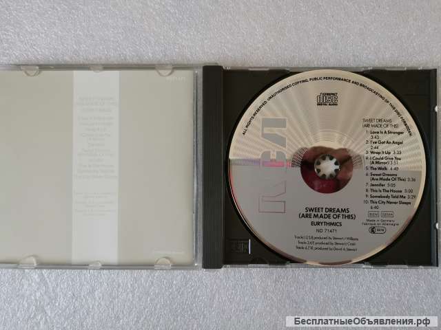 CD Eurythmics - Sweet Dreams (Are Made Of This) - ND71471 Made in Germany оригинальный