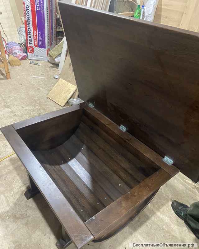 Стол бочка из массива дуба