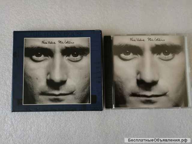 CD Phil Collins - Face Value - 82520-2 ATLANTIC 24kt gold Gold Standard Made in USA оригинальный