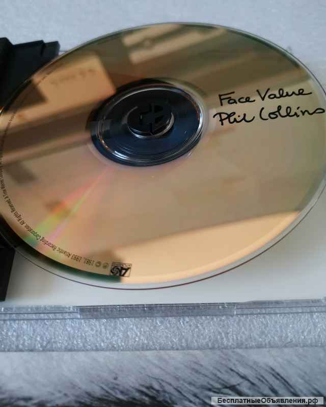CD Phil Collins - Face Value - 82520-2 ATLANTIC 24kt gold Gold Standard Made in USA оригинальный