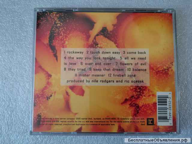 CD Ric Ocasek - Fireball Zone - 9 26552-2 REPRISE Made in USA оригинальный