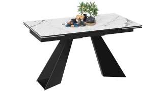 Стол обеденный «Гермес» Оттенок Черный, Белый