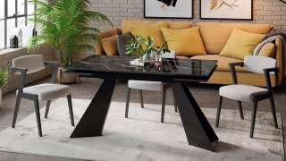 Стол обеденный «Гермес» цвет чёрный