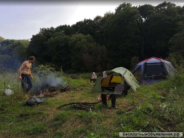 Рыбалка в условиях Дикой Природы на Оке в Калужской области