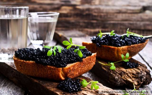 Черная икра премиум качества