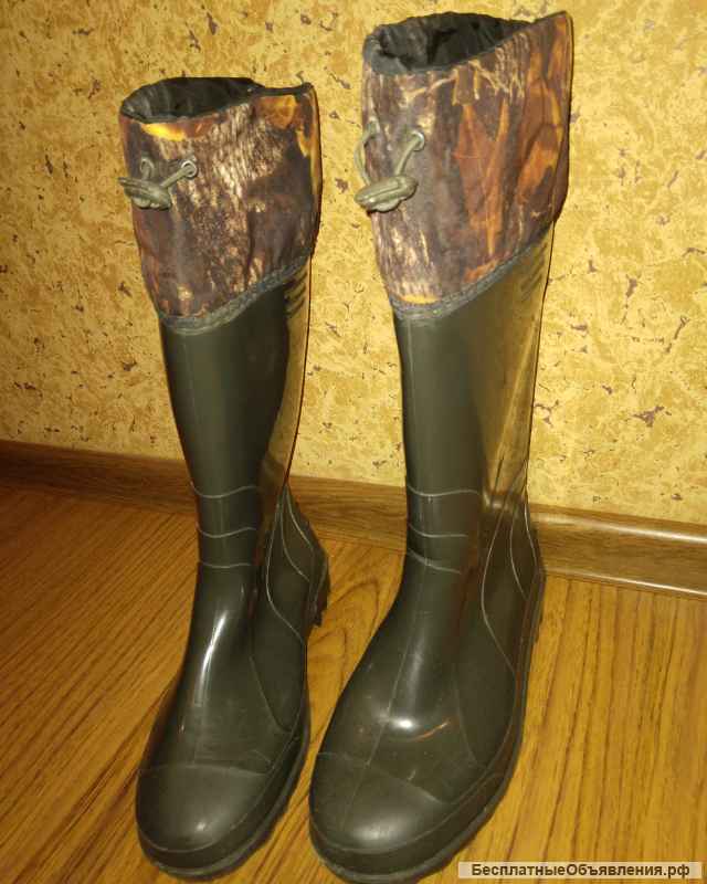 Сапоги резиновые Сардоникс с утеплённым войлочным чулком