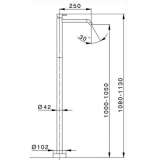 Смеситель напольный Cisal Less New LN01451021