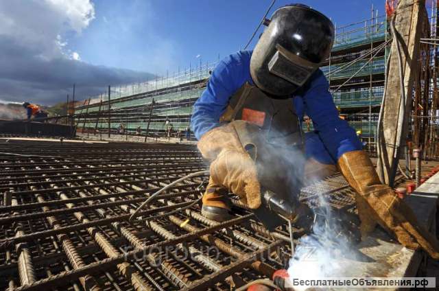 Бетонщики, арматурщики и разнорабочие