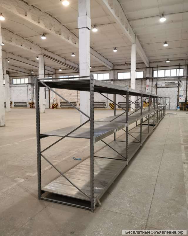 Металлические стеллажи б/у
