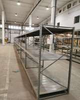 Металлические стеллажи б/у