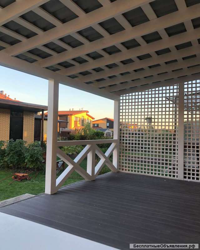 Строительство веранд, беседок, бассейнов, прудов