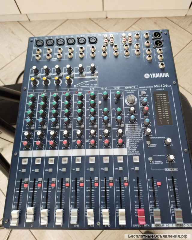 Комплект звуковой аппаратуры: Electro-Voice, QSC RMX2450, Yamaha MG
